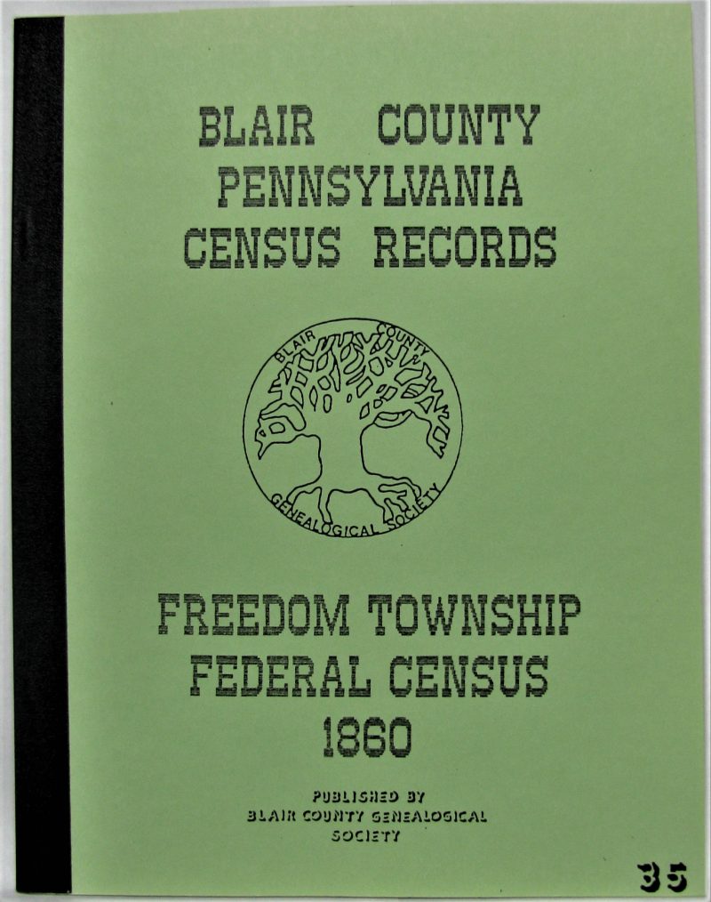 1860 Freedom Township Census Records