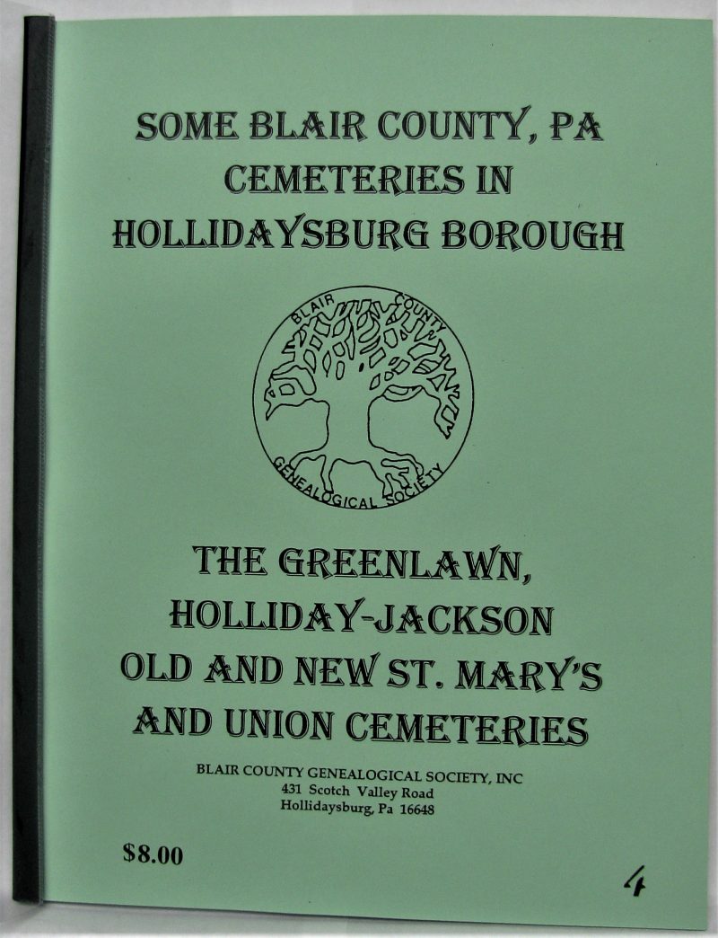 Cemeteries in Hollidaysburg Borough